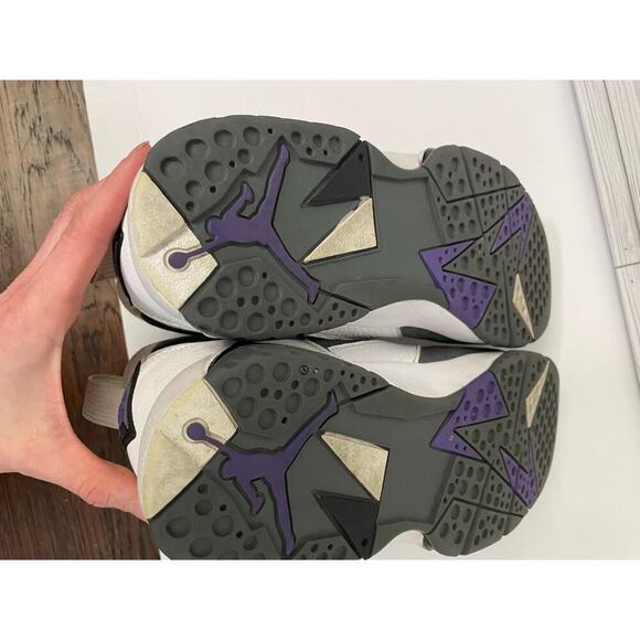 Nike Air Jordan 7 Retro Flint 2021 Grey White Men's Size 11.5 - Picture 10 of 15